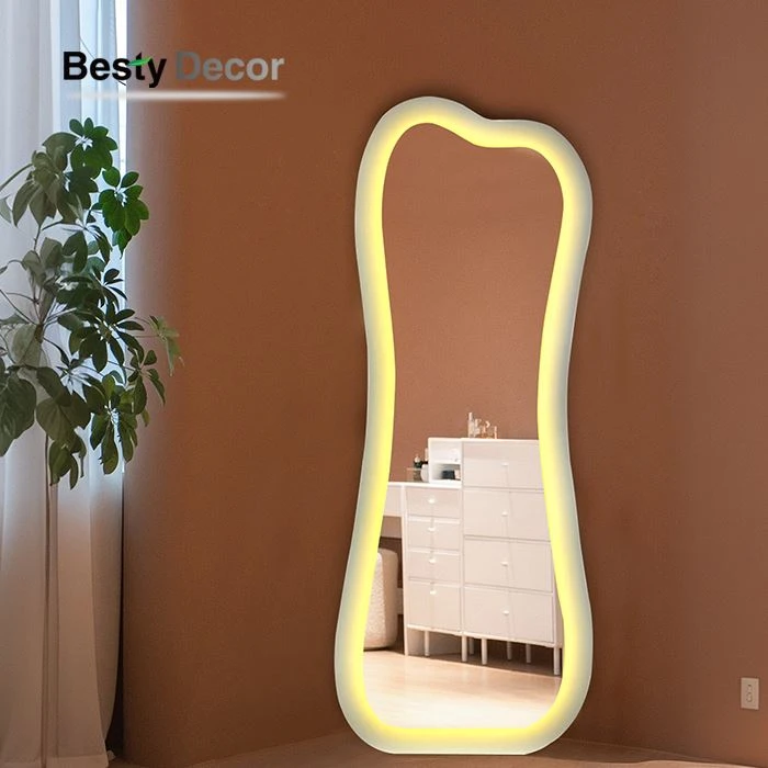 Irregular Dressing Room Mirror With Lights