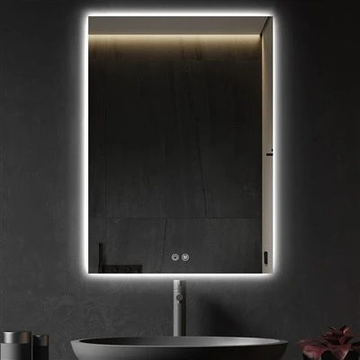 Espejo de baño con retroiluminación LED